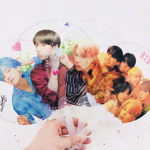 พัดพลาสติกใสพิมพ์ลายตามสั่ง ดีไซน์สากล รูปดาว สไตล์เกาหลี พร้อมโลโก้ - Product Image 2