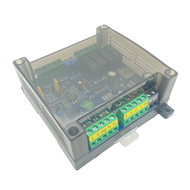 4DI 4DO 2AI 2AO Expansion Board Digital Analog IO PLC RS232 RS485 Modbus 4 Relay IO Module DC9-48V