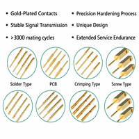 Connecteur étanche fileté de type T IP67 300V multipolaires 2 broches pour faisceau de câbles industriels en alliage de cuivre PA66, directement de l'usine OEM