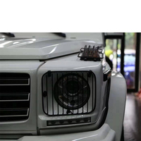 Protection de phares avant en acier inoxydable pour Mercedes Classe G W463 G63 (modèles 2000+), pièces extérieures pour caches de phares avant W463 G63