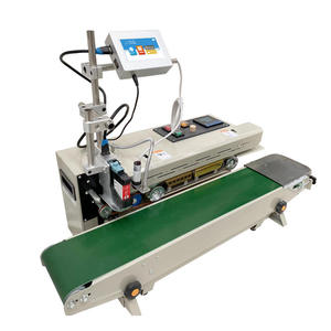 Máquina Automática de Sellado Continuo Vertical de Bolsas de Plástico y Aluminio para Alimentos, Impresora de Codificación por Inyección de Tinta - Product Image 1