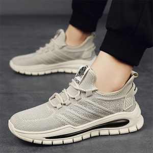 Zapatos Deportivos Casuales de Malla Tejida para Hombre, Primavera-Verano, a la Moda, Combinables con Todo, Cómodos para Correr - Product Image 4