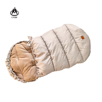 Vente en gros chancelière chauffante pour bébé motif extérieur imprimé sac de couchage pour bébé avec fermeture éclair