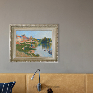 Tableau mural sur toile imprimé haute définition, style shabby chic moderne <span class=keywords><strong>rustique</strong></span>, avec cadre en bois artisanal et finition peinte (Multiformats Mariage) - Product Image 4