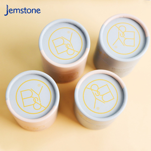 Boîte en tube recyclable faite à la main avec logo personnalisé, emballage en tube de papier kraft pour huile essentielle, soin de la peau, sérum - Product Image 2