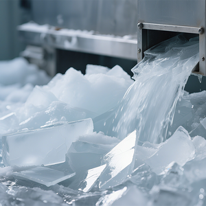 Công suất cao 15t Thương mại Flake <span class=keywords><strong>Ice</strong></span> Maker máy 220V Máy nén công nghiệp cho nhà hàng sử dụng - Product Image 4