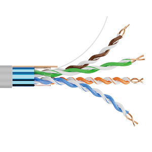 Gigabit tốc độ <span class=keywords><strong>24</strong></span> <span class=keywords><strong>AWG</strong></span> <span class=keywords><strong>FTP</strong></span> <span class=keywords><strong>CAT5E</strong></span> Ethernet Cáp ngoài trời 8 lõi che chắn Twist cặp đồng trần cáp không thấm nước - Product Image 2