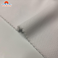 Tissu en polyester 100% uni blanc confortable personnalisé, prêt pour la sublimation, 150 g/m², pour les maillots de sport