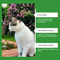 Diffuseur apaisant pour chat avec prise US/UE, recharge de phéromones pour la détente et le confort des animaux de compagnie
