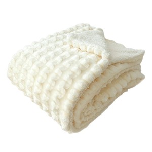 Fabrieksgroothandel Premium Sherpa Fleece Verdikte Dubbellaagse Hot Selling Ultra Zachte Kantoor Lunchpauze Dekentje - Product Image 5