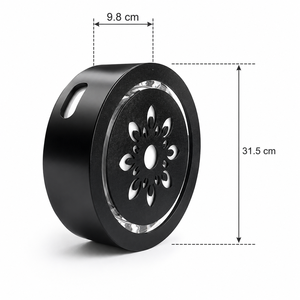 Luz LED RGB para Base de Hookah, Lámpara de Ambiente Redonda para Shisha, Bandeja de Luz Decorativa Recargable para Bar, KTV, Salón, OEM - Product Image 6