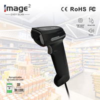 Escáneres en Stock a Precio de Fábrica, Lector de Códigos de Barras Portátil con Cable, Lector de Códigos QR 2D, Escáner de Códigos de Barras con Cable
