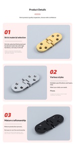 Cerniera <span class=keywords><strong>a</strong></span> Scomparsa Rotonda Moderna in Lega di Zinco Rinforzata per Ante di Mobili da Cucina e Tavoli da Pranzo, Durevole e Silenziosa - Product Image 6