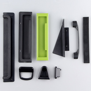 Poignée et bouton de meuble en plastique, rectangle, pour tiroir, installation facile, design minimaliste - Product Image 1