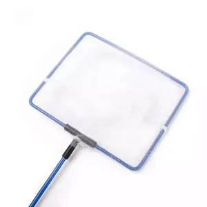 Blauwe plastic visnetten 3'' 4'' 6'' kinderspeelgoed kleine goudvis handgeschreven <span class=keywords><strong>aquarium</strong></span> accessoires viskweeknet - Product Image 3