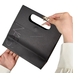 Custom Printed Kraft Paper Bags Packaging Lotions Lipsticks Essential <b>Oils</b> Digital Lamination Die Cut Handle Design Exhibitions - Product Image 2