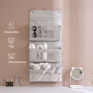 Sac de rangement suspendu pour dortoir, organisateur multi-niveaux et multi-usages, pour porte, salle de bain, mur, en PVC et polyester, pour armoire et chambre - Product Image 3