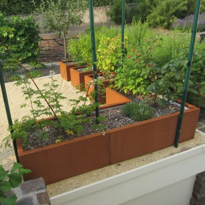 Macetas de flores de Metal rústico directo de fábrica, macetas de jardín de acero Corten, decoración de jardín elegante - Product Image 4