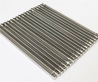 Bande transporteuse en fil spiralé en acier inoxydable 304 316 de qualité alimentaire pour four de refroidissement automatique, récolteuse de céréales et de pommes de terre