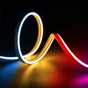 Bande lumineuse néon flexible à <span class=keywords><strong>LED</strong></span>, 16.4ft Neon Rope Lights Outdoor/Indoor, Cuttable <span class=keywords><strong>LED</strong></span> Strip Lights for Bedroom Shops Hotel - Product Image 4