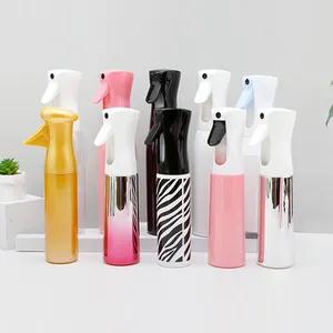 Customized Process Spray Bottle Fine Trigger Fine Water Mist Spray Bottle Reusable Continuous Spray Plastic Bottle