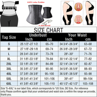Faja Reductora de Látex con 3 Hileras de Ganchos, Cierre Invisible, Ajustable, con Varillas, Control de Abdomen y Vientre Bajo para Mujer