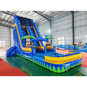 Tropical Backyard Summuer Jumping Castle <b>Water</b> <b>Slide</b> Inflatable Giant Ble Marble Palm Tree Inflatable <b>Water</b> <b>Slide</b> for <b>Water</b> Park - Product Image 1