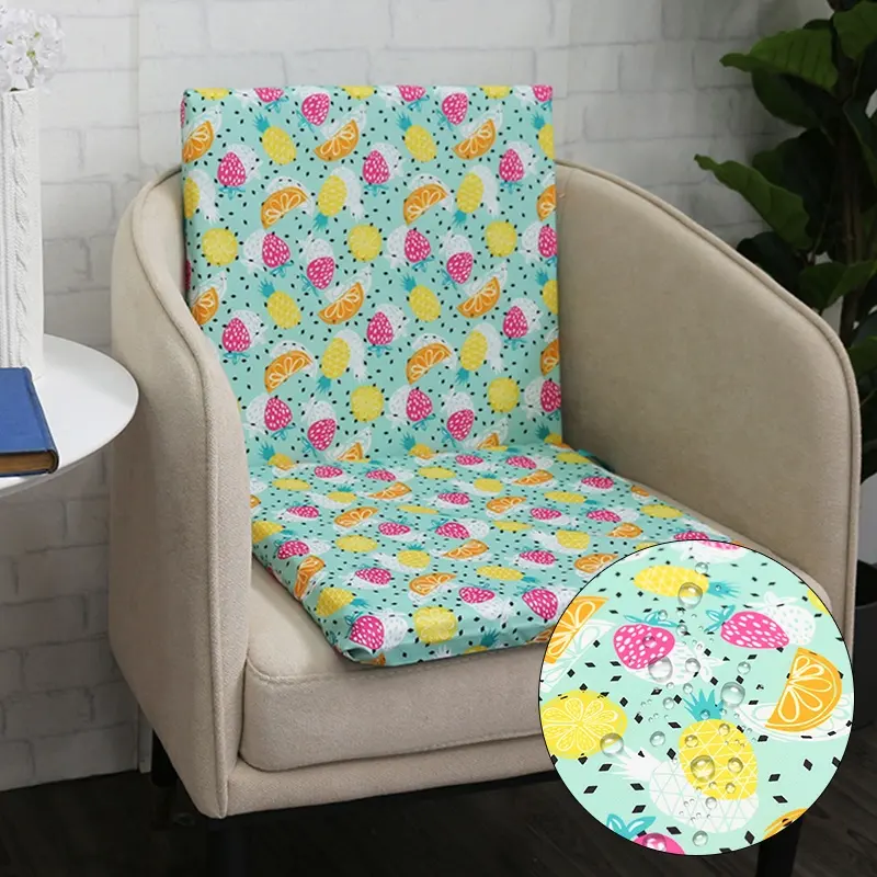 2Pcs/Pk Waterdichte Seat Pad 100% Polyester Vulling 40X40Cm Outdoor Kussen Voor Tuin Decoratie