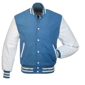 OEM Personnalisé Nouveaux Hommes Corps en Laine Manches en Cuir Patches en Chenille Brodé Varsity Jacket Letterman Baseball College Jacket - Product Image 1