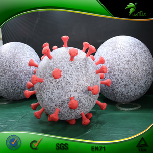 Pallone Gonfiabile Gigante a Forma di Microbione - Palloncino Personalizzato a Tema Germi per Promozione del Marchio di Igienizzanti Mani e Educazione Scientifica Scolastica - Product Image 6