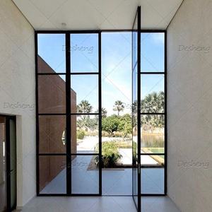 Profilé en aluminium pour portes et fenêtres, format fin pour porte française, porte en aluminium avec vitrage, serrure de porte en aluminium - Product Image 1