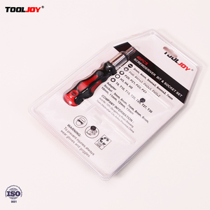 TOOLJOY 40-teiliges Schraubendreher-Bit- und Steckschlüssel-<span class=keywords><strong>Set</strong></span> CR-V 6150 Stahl Magnetgriff mit 8 Steckschlüsseln (5-13mm) - Product Image 4