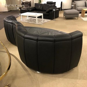 Sofá <span class=keywords><strong>deslizante</strong></span> de 360 ° con espuma viscoelástica-Diseño moderno de cuero de Napa, sofá multifuncional para sala de estar, dormitorio, Oficina - Product Image 3