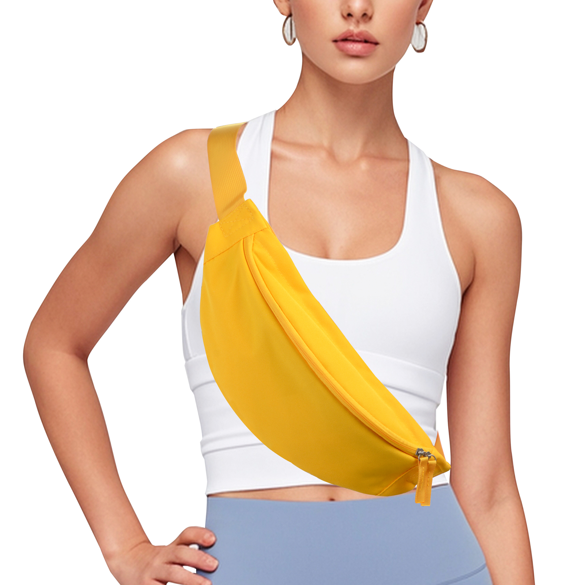 Durable Polyester Outdoor Pouch with Zipper for Men and Women