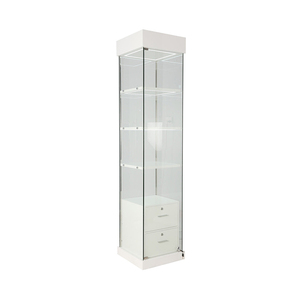 Vitrine de présentation de <span class=keywords><strong>bijoux</strong></span> au sol avec éclairage LED, mobilier de magasin de <span class=keywords><strong>bijoux</strong></span>, présentoir de vente au détail, support de tour - Product Image 1