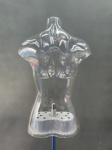 Mannequin <span class=keywords><strong>femme</strong></span> en acrylique transparent <span class=keywords><strong>pas</strong></span> <span class=keywords><strong>cher</strong></span> pour présentation de vêtements et de lingerie – Vente en gros - Product Image 4