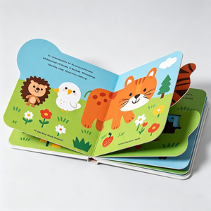 Libro <span class=keywords><strong>de</strong></span> Cartón con Forma Personalizada, Impresión <span class=keywords><strong>de</strong></span> Libros <span class=keywords><strong>de</strong></span> <span class=keywords><strong>Cuentos</strong></span> Infantiles con Dibujos Animados, Impresión <span class=keywords><strong>de</strong></span> Libros <span class=keywords><strong>de</strong></span> Cartón con Forma Encantadora para Niños, Venta al por Mayor - Product Image 2