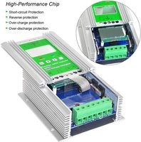 Powmr — chargeur d'éolienne 300W/600W 12V/24V, régulateur automatique du système de freinage/de moulin à vent