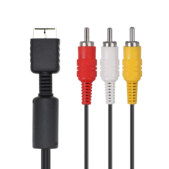 I-zclive 1.8M / 6 FT AV RCA Cord Composite Audio Video TV Cord PS2 for AV Cable for SNES ABS Shell Pure Copper Conductor