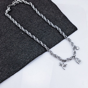 Collar de la marca española Ask for U Catalog, con colgante de amor y candado de cadena de eslabones, joyería de moda - Product Image 6