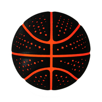 Ballon de basketball officiel de taille 29,5 en PU, lumineux dans le noir, personnalisé, vente en gros pour l'entraînement, avec possibilité de petites commandes