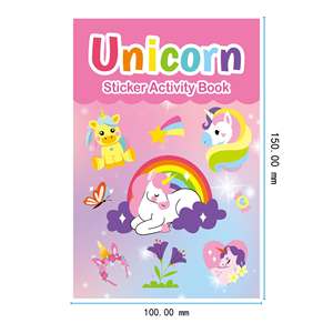 Cadeaux pour enfants très vendus GF, autocollants éducatifs pour enfants, livres d'activités, animaux de dessin animé, <span class=keywords><strong>livre</strong></span> d'autocollants réutilisables pour les tout-petits - Product Image 2