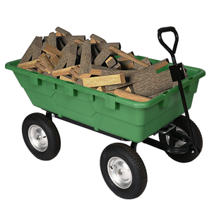 Chariot de jardin en maille verte, avec Structure en métal, à 4 roues, camion à main, 350KG, livraison gratuite - Product Image 6