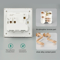 Enchufes e Interruptores para el Hogar, Enchufe e Interruptor de Pared Eléctrico de 16A para Reino Unido