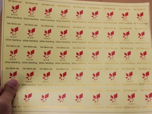 Chocolate Papel sintético Cuentagotas de vidrio <span class=keywords><strong>Cbd</strong></span> Botella Etiqueta de código de barras Etiqueta adhesiva de tela personalizada - Product Image 2