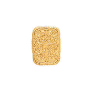 Anillo de Plata de Ley 925 Chapado en Oro de 18K con Incrustaciones de Piedras Preciosas y Engaste de Bisel, Estilo Vintage, para Bodas y Fiestas - Product Image 1