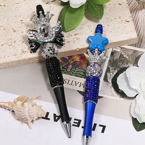 2025 nueva llegada cuentas de aleación gruesas corona estrella brillo colgante de diamantes de imitación cuentas de diseñador de lujo para la fabricación de joyas y juguetes - Product Image 2