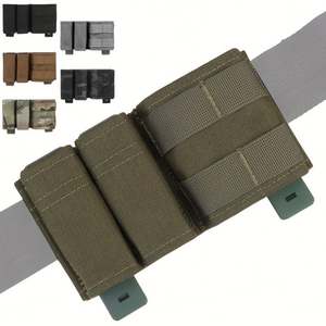 กระเป๋าใส่แม็กกาซีน Artex Tactical 9 มม. + 5.56 แบบสามช่อง ติดตั้งบนเสื้อเกราะ แบบเปิดด้านบน สำหรับอุปกรณ์เสริม - Product Image 2