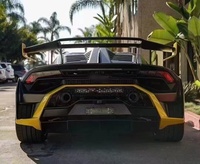 Aileron arrière en fibre de carbone sèche préimprégnée haute brillance pour Lamborghini Huracan LP610 LP580 STO LB724