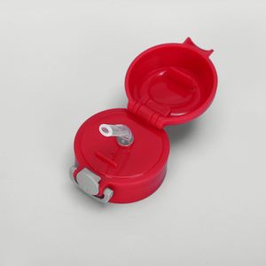 Vaso Sublimable de 12oz, Botella de Agua Infantil de Acero Inoxidable con Tapa Abatible Colorida, Tapas de Colores Variados - Product Image 4